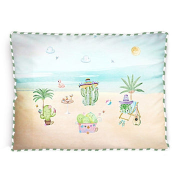 Cactus 100% Cotton Filled Baby Pillow