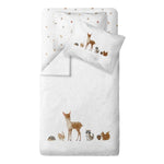 Forest Amigos 100% Cotton Satin Baby Bedding Set