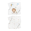 Simba 100% Cotton Muslin Blanket Set (90X90 CM 2-PIECE)