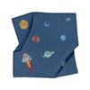 Space Planet Muslin Blanket Set (70x70 cm 3-Piece)