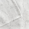 Space Planet White Cotton Satin Baby Bedding Set