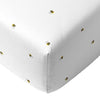 Happy Bee 100% Cotton Satin Baby Fitted Sheet Set - 100x200 cm + 50x70 cm