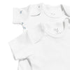 Aqua 100% Organic Cotton Baby Short Sleeve 2-Piece Bodysuit Set