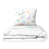 Dino 100% Cotton Satin Single Child Duvet Cover Set