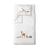 Forest Amigos 100% Cotton, Satin Single Child Duvet Cover Set