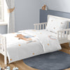 Happy Tony 100% Cotton Satin Single Child Duvet Cover Set - 120x200cm sheets